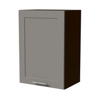 HÄNGESCHRANK Oslo W2/50 Lava / Dust Grey Matt 50 / 32,5 / 72cm - Dunkelgrau/Grau, Holz/Holzwerkstoff (50/72/32.5cm) - Feldmann-Wohnen