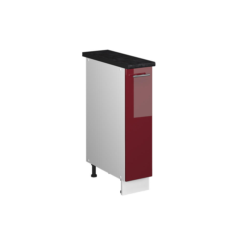 APOTEKARSKÅP Fame-Line, Bordeaux högblank/Vit, 20 cm, AP Antracit Bordeaux, Vit 82/20/60 cm