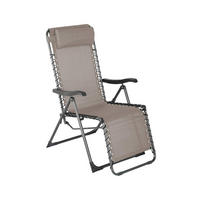 GARTEN-RELAXSESSEL Beige 104/66/113 cm - Beige, Metall (66/113/104cm) - Mobili Rebecca