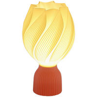 TISCHLAMPE LED 3D-Druck Weiß - Weiß, Kunststoff (16.5/16.5/28cm) - HOMCOM