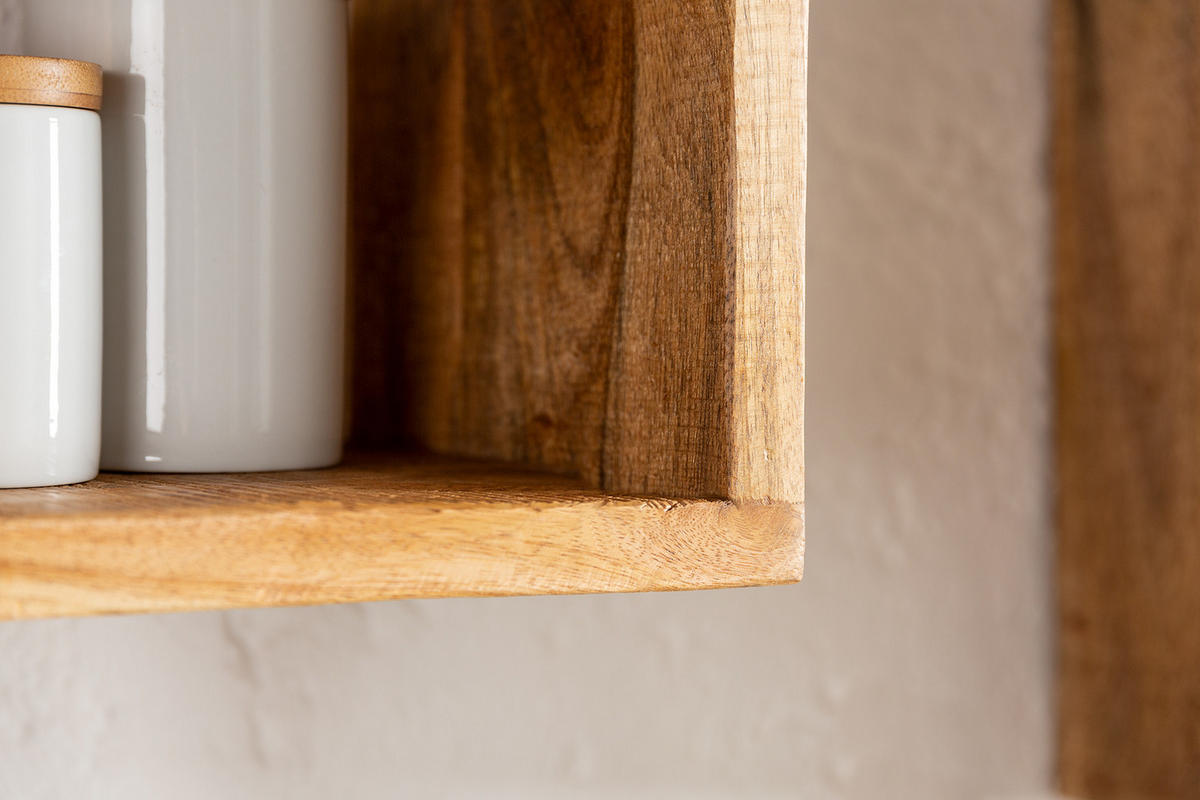 WANDREGAL HEMINGWAY Mango Natur 941430 cm - Naturfarben, Holz (94/25/19cm) - riess-ambiente