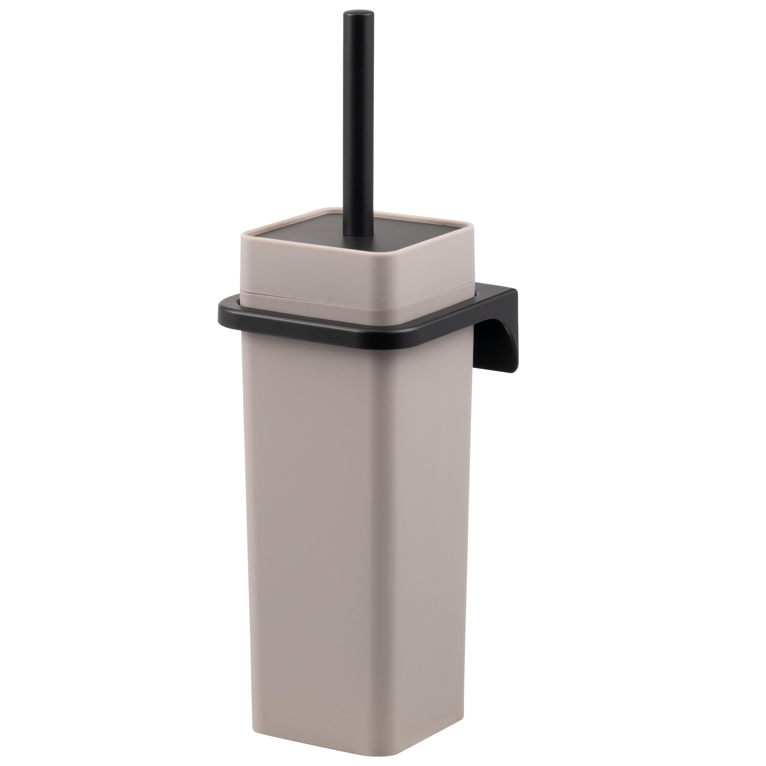 WC-GARNITUR SAVONA, taupe, Kunststoff - Taupe, Kunststoff (12/36.5/13cm) - bremermann