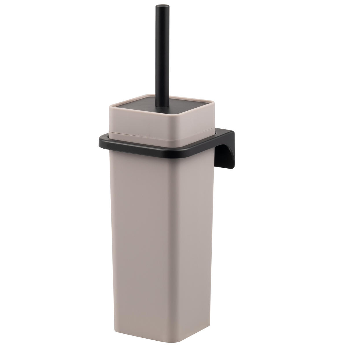 WC-GARNITUR SAVONA, taupe, Kunststoff - Taupe, Kunststoff (12/36.5/13cm) - bremermann