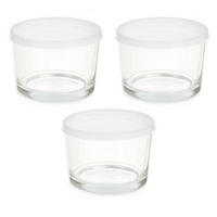 LUNCHBOXEN 200 ml 3er-Set - Transparent, Glas (29/6/9cm)