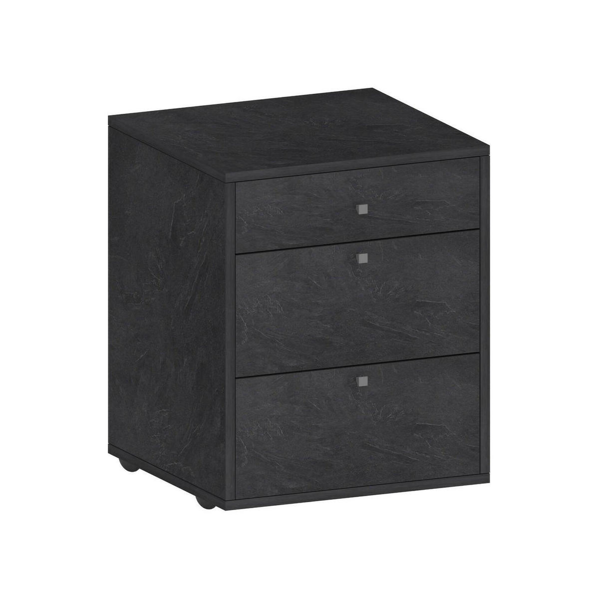 KOMMODE Schiefer 45/47/61 cm - Grau, Holzwerkstoff (47/61/45cm) - DMORA