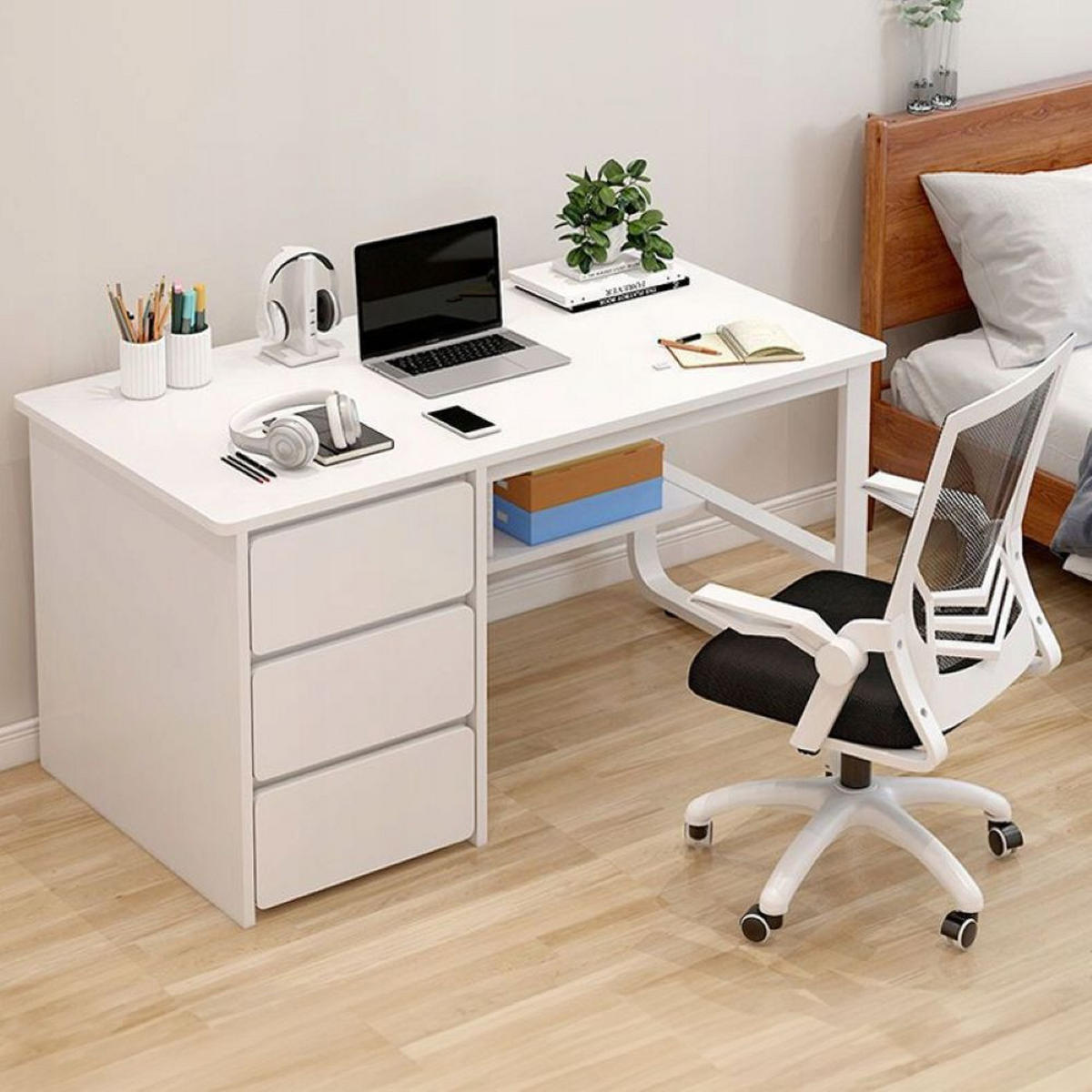 COMPUTERTISCH, weiß 100/50/73 cm - Weiß, Holzwerkstoff (50/100/73cm)