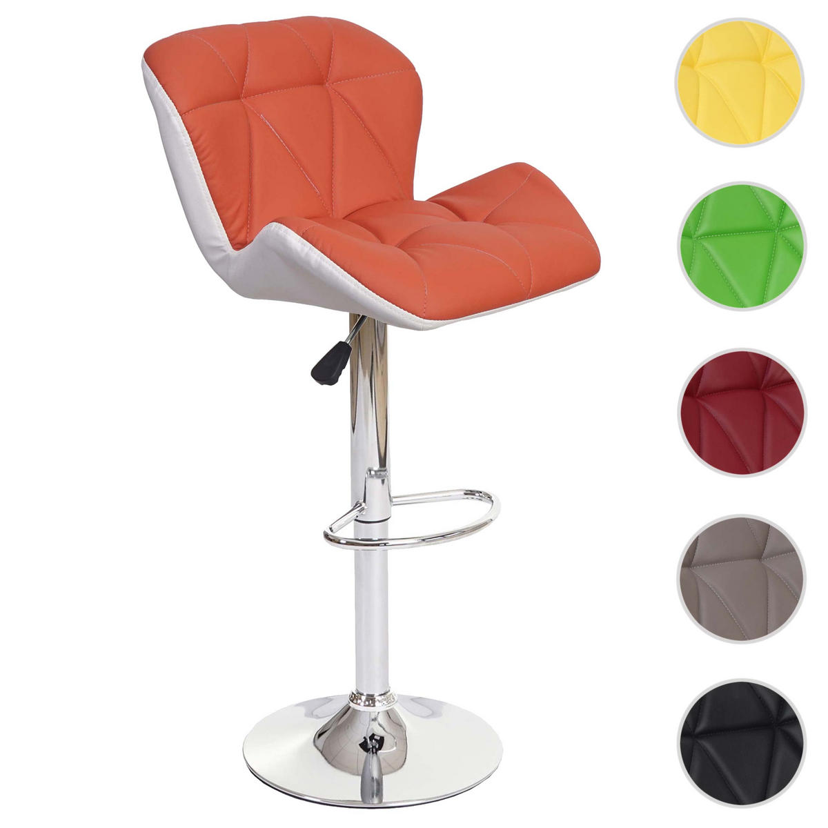 BARHOCKER Orange - Orange, Textil (44/106/49cm) - MCW