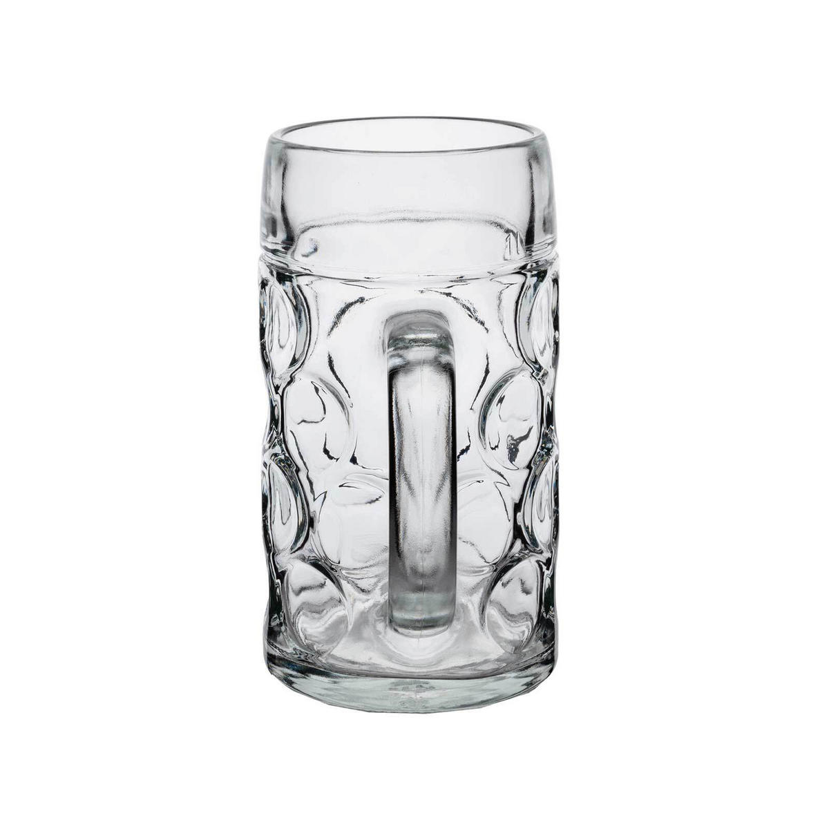 MASSKRÜGE GEEICHT transparent 1 l 6er Set - Transparent, Glas (1L) - Van Well