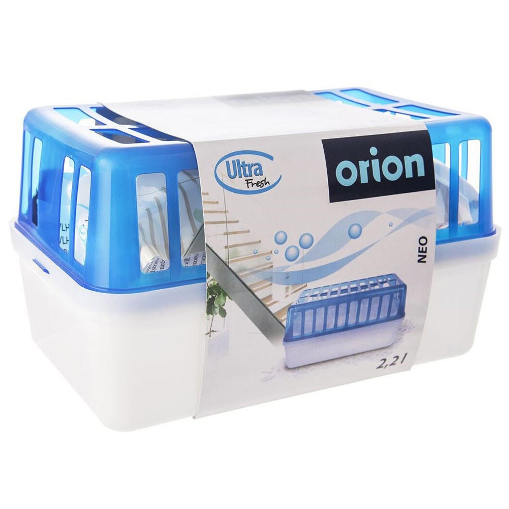 FEUCHTIGKEITSABSORBER XXL Ultra Fresh blau weiß - Blau, Kunststoff (16/14.5/26cm) - Orion 