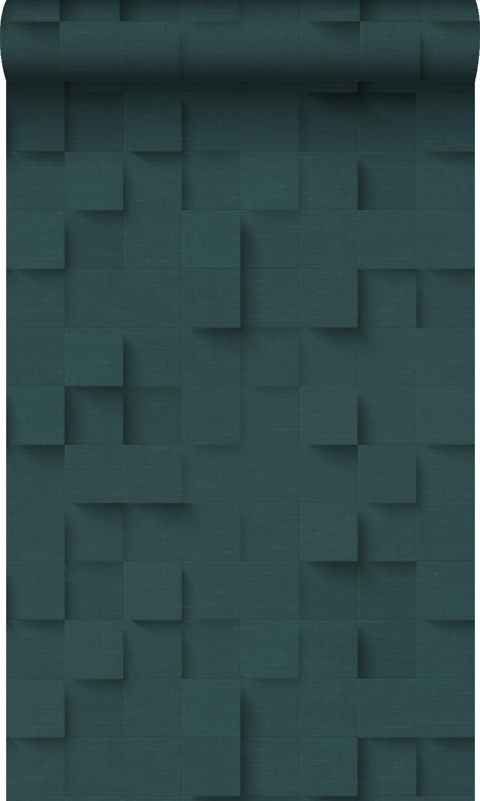 TAPETE 3D-Würfel 50 x 900 cm - Blau, Papier (50/900cm) - Origin Wallcoverings