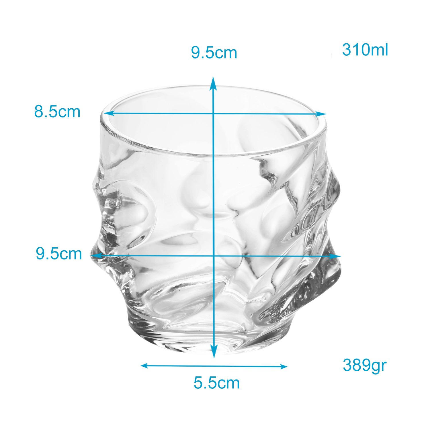 WHISKY GLAS Set (2-tlg.) - Transparent, Glas (0.3L) - Intirilife