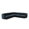 WENDBARES-ECKSOFA Miley aus Chenille-Stoff königsblau 5 Sitzplätze - Blau, Textil (255/255cm) - Micadoni