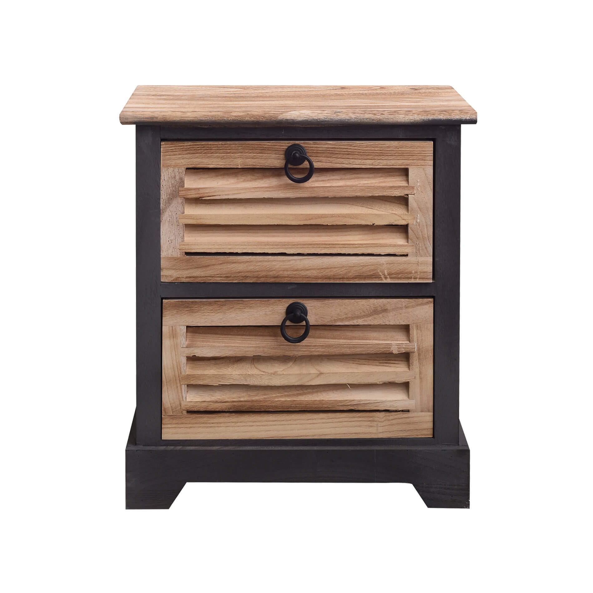NACHTTISCH Schwarz 27/40/45 cm - Schwarz, Holz (27/45/40cm) - Mobili Rebecca