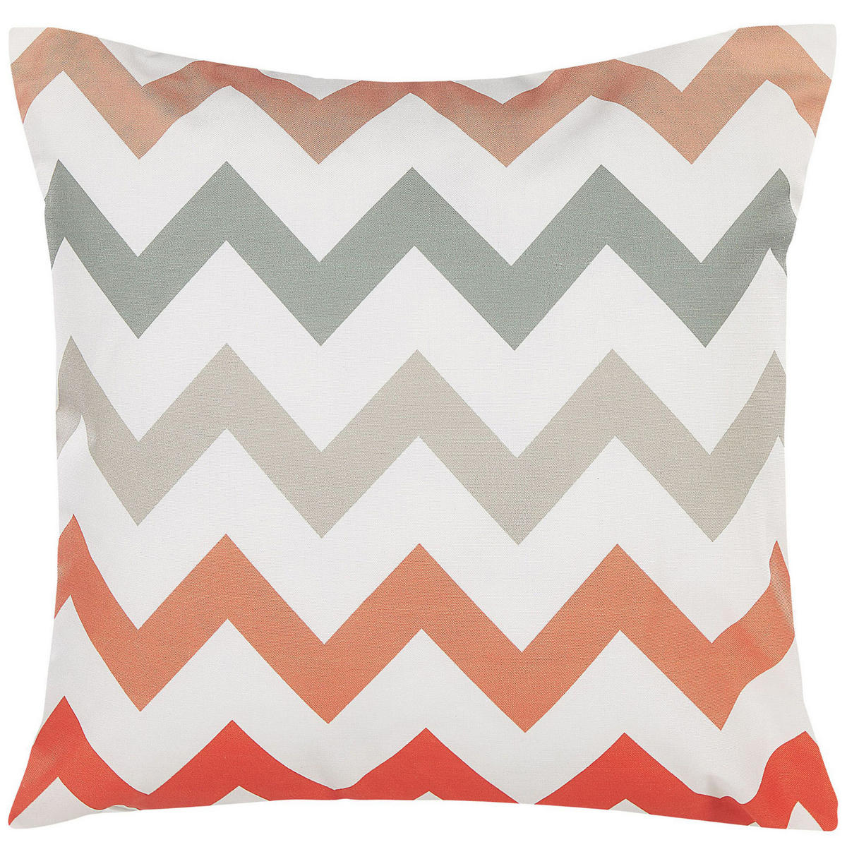 GARTENKISSEN Bunt Lagaro - Rot/Weiß, Textil (45/45cm) - Beliani