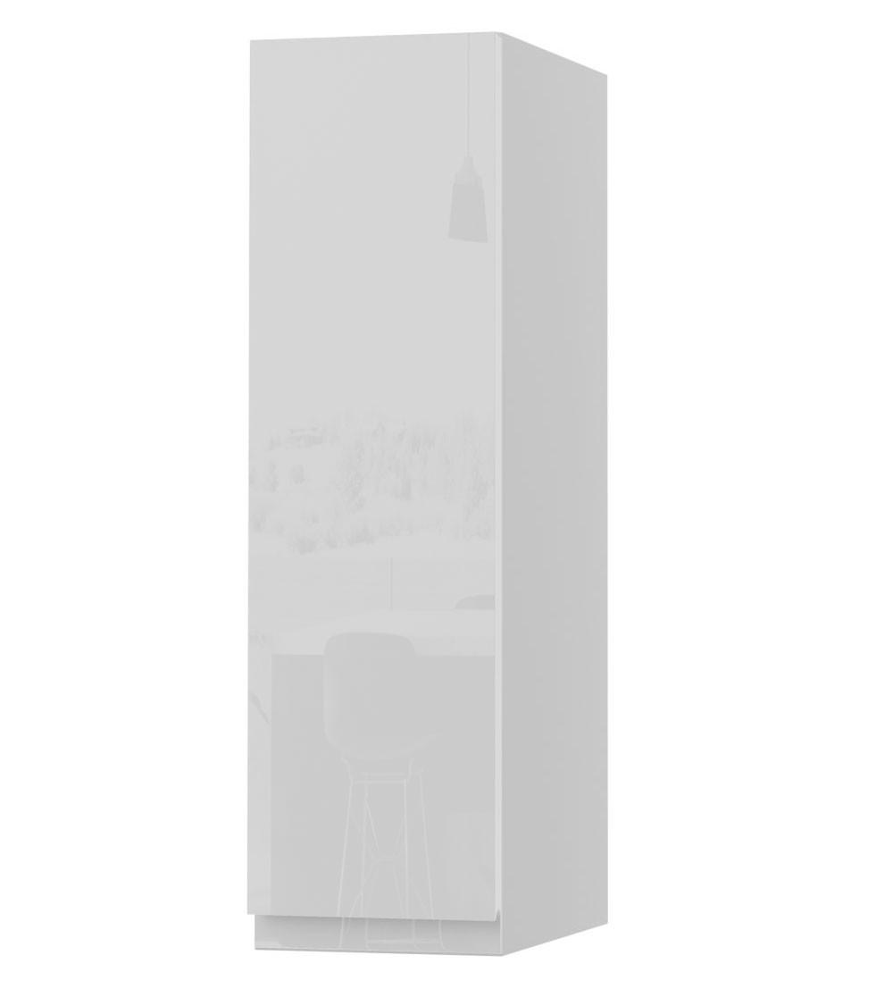 HÄNGESCHRANK Florence W2/20 Weiß / RAL 9003 signalweiß HG 20 / 32,5 / 72cm - Türanschlag links - Weiß Hochglanz/Weiß, Holz/Holzwerkstoff (20/72/32.5cm) - Feldmann-Wohnen
