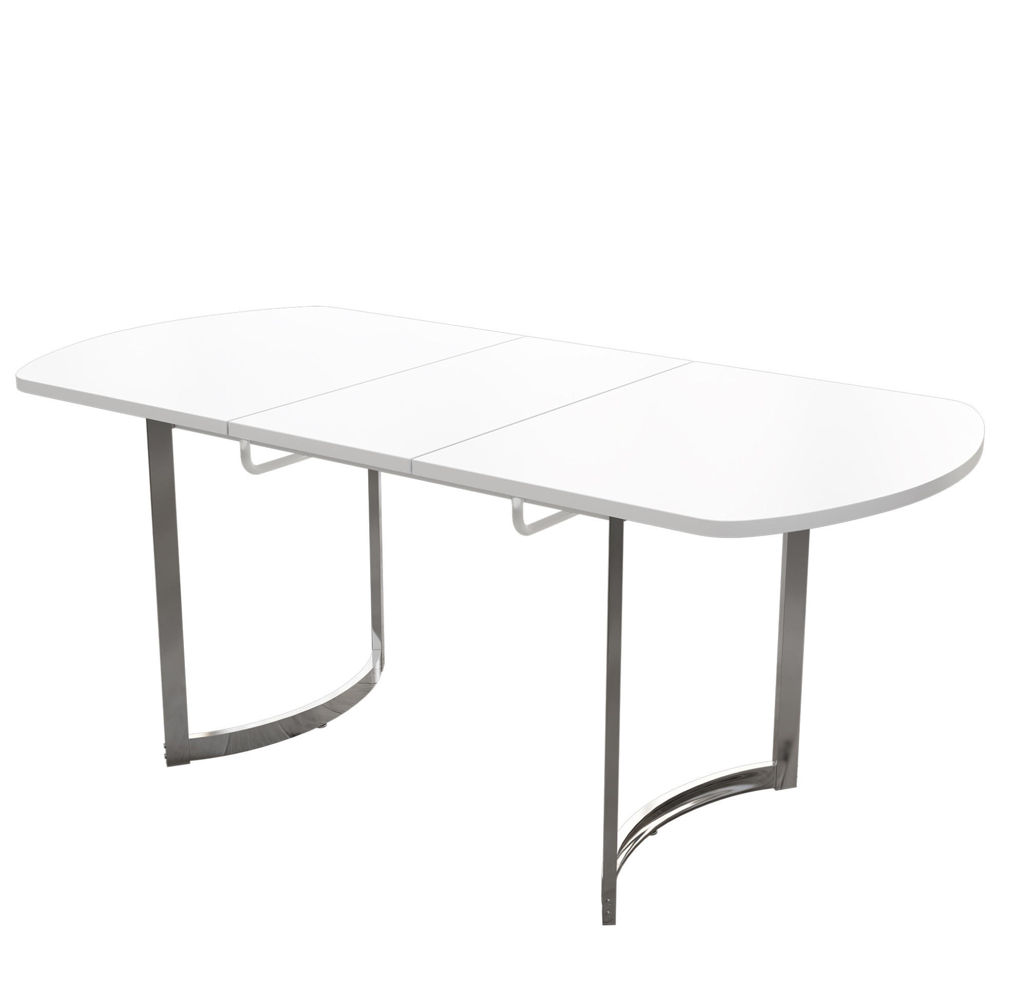 Okmyhome Esstisch Weiß 80x75x180 cm