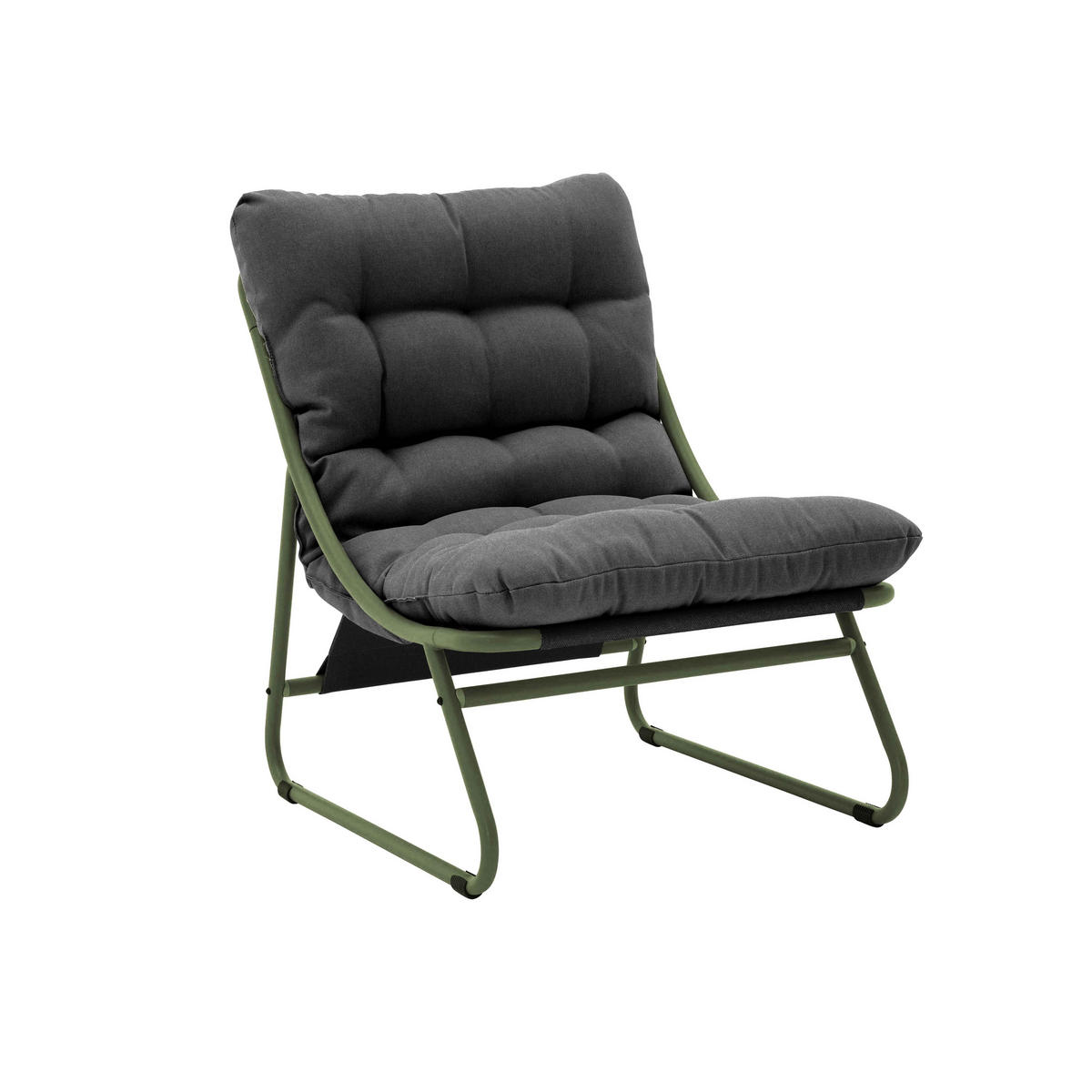 GARTENSET 4-Sitzer, Grün - Grün, Textil - Oviala