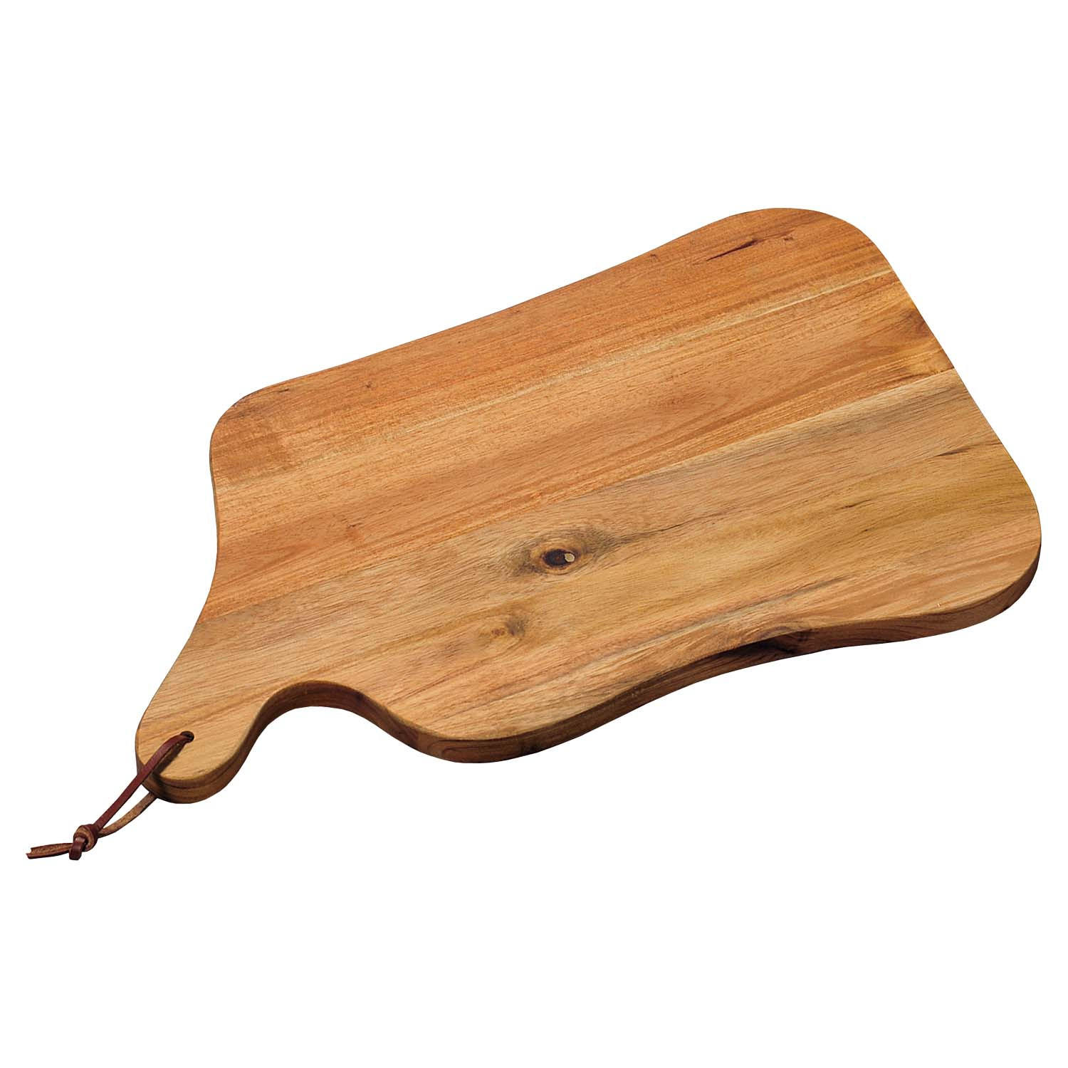 SERVIERBRETTER mit Tragegriff, 5 Stück, Akazienholz - 42,5 x 25cm - Naturfarben, Holz (25/42.5cm) - Kesper