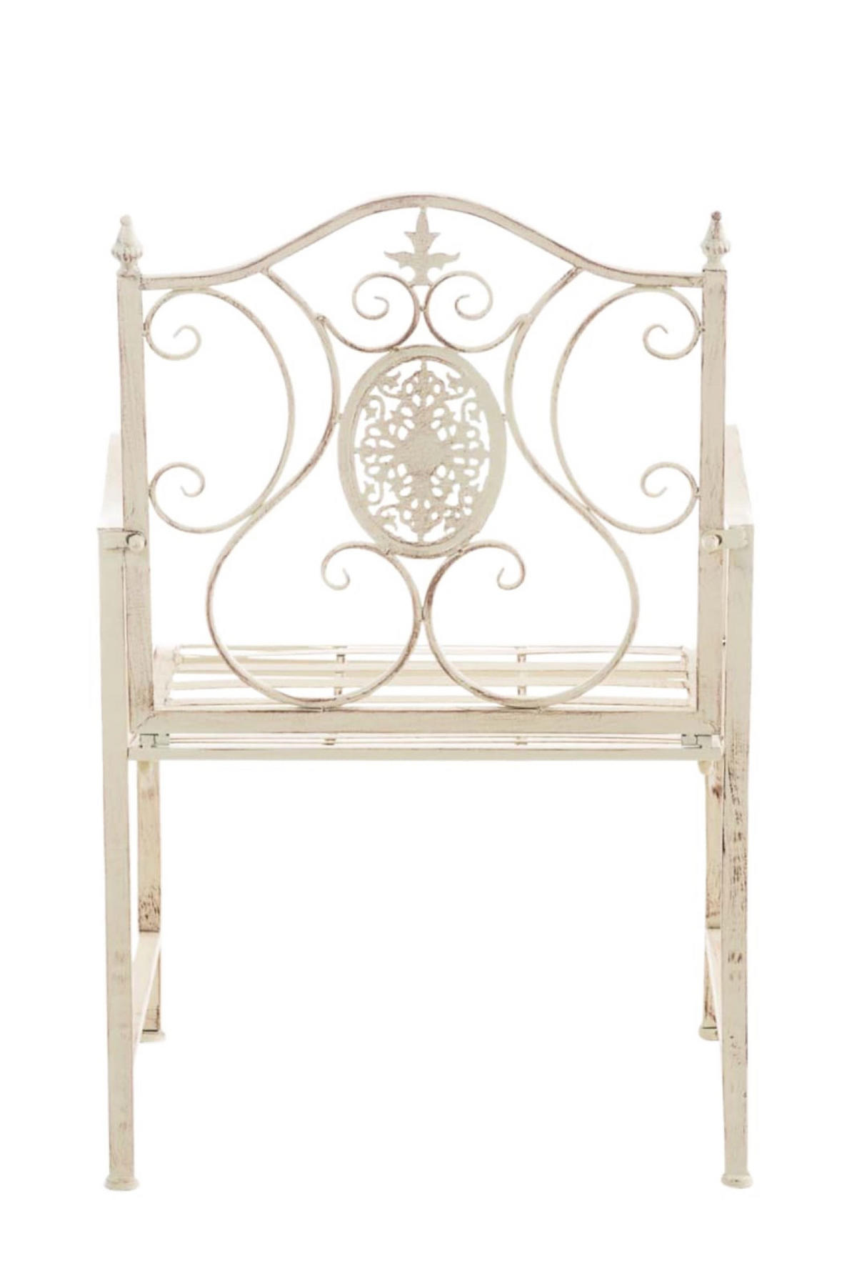 GARTENSTÜHLE Puncho - 2er Set antik-creme - Naturfarben, Metall (62/94/53cm) - TPFGarden