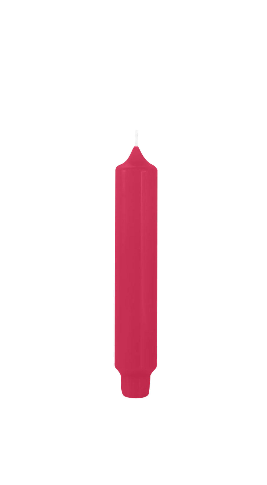 PUNCHKERZEN Magenta 164 x Ø 28 mm, 8 Stück - Magenta, Paraffin (2.8/16.4/16.4cm) - Wiedemann Kerzen
