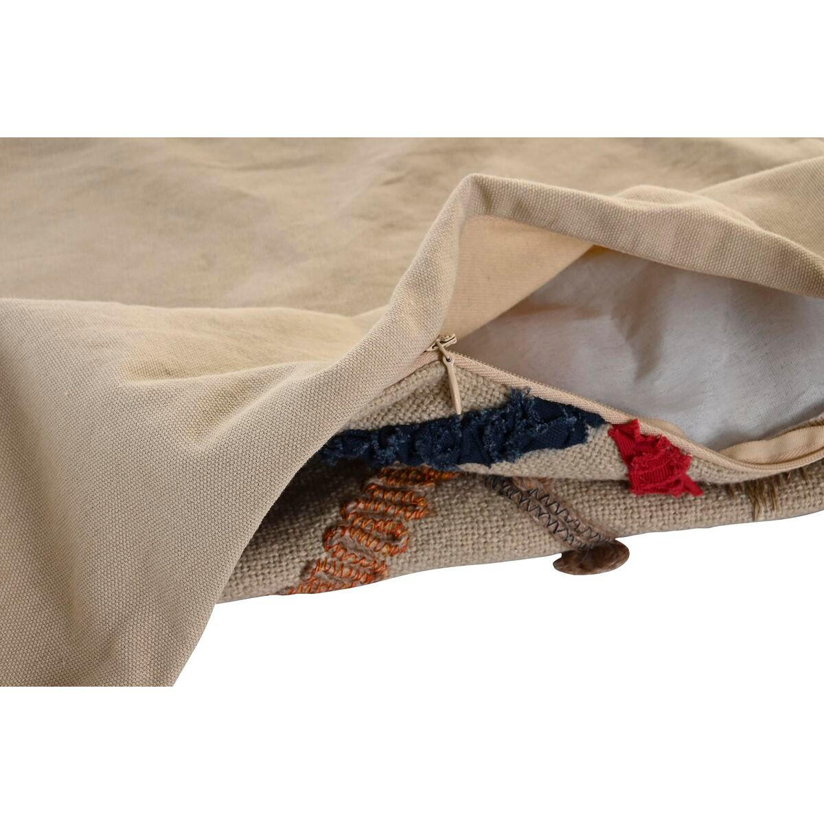 KISSENBEZUG Bunt Randbereich (50 x 1 x 50 cm) - Multicolor, Textil (50/50cm) - DKD Home Decor
