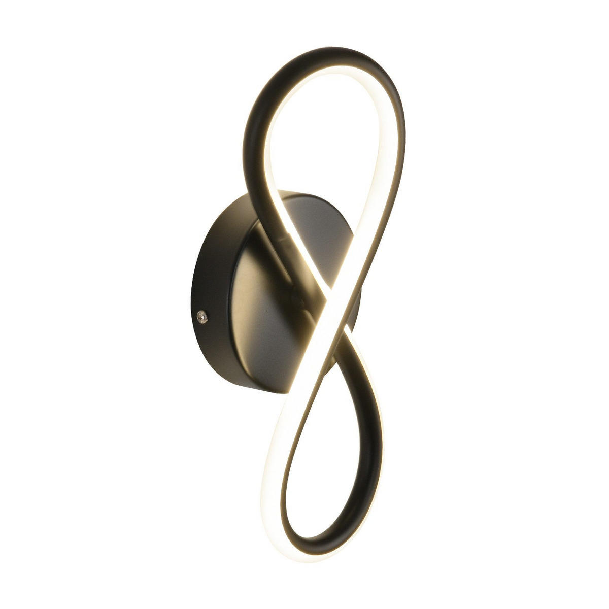 LED WANDLEUCHTE Massie - Schwarz, Metall (31/9/12cm) - Nettlife