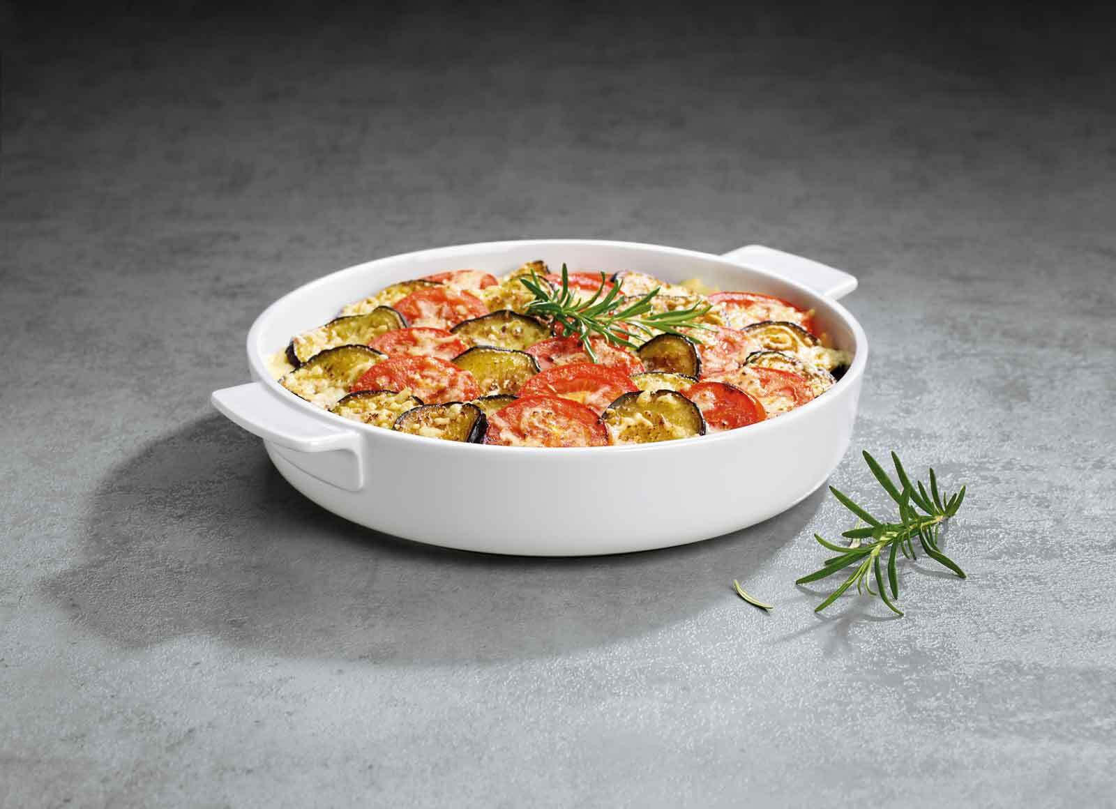 AUFLAUFFORM Clever Cooking weiß ø 28.0 cm - Weiß, Keramik (28cm) - Villeroy & Boch