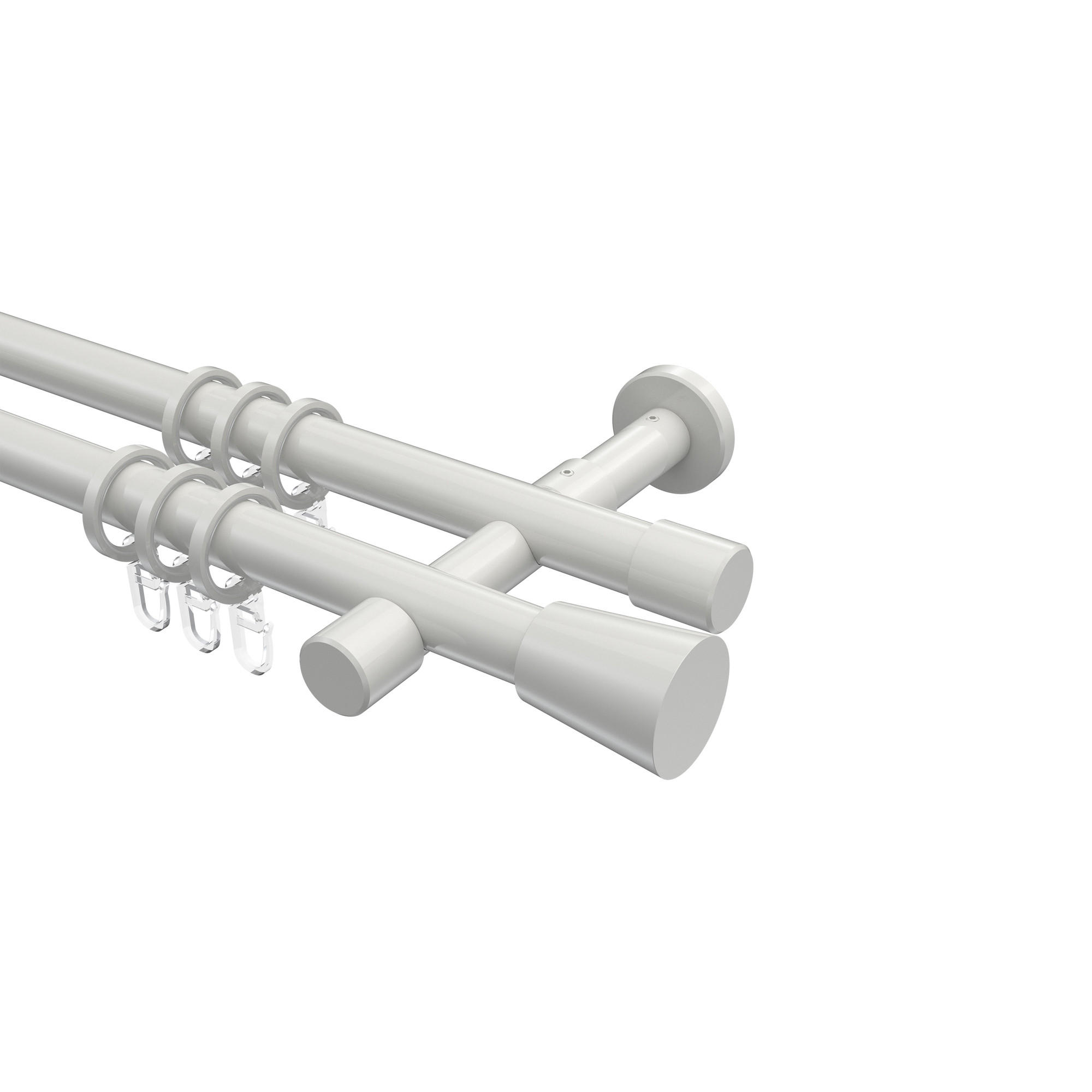 Interdeco Gardinenstange Weiß 540 cm