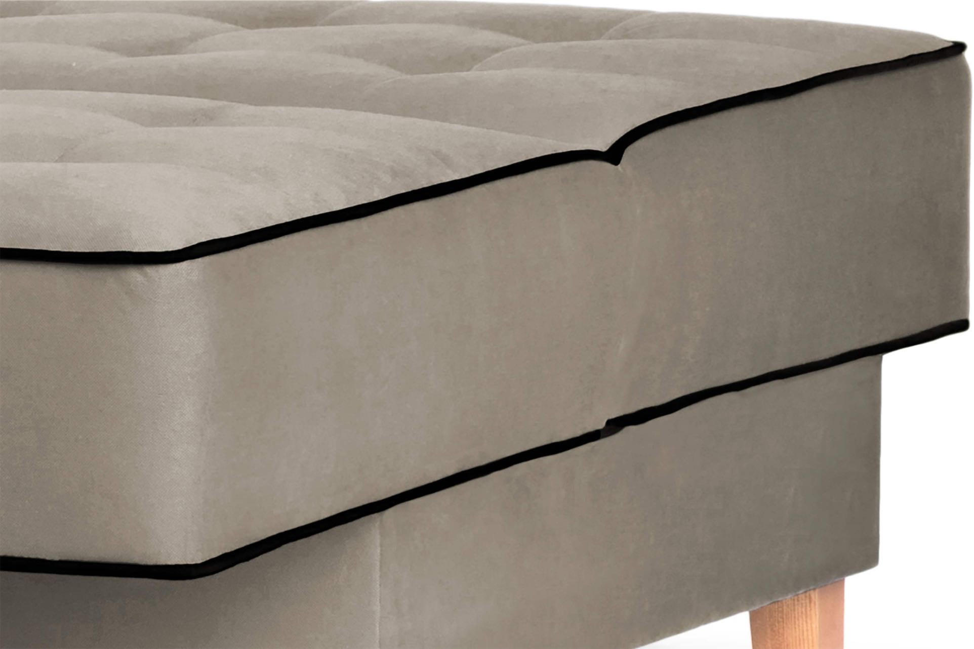 Thumbnail - Konsimo® 3-Sitzer-Schlafsofa, Beige, Braun, Textil, Rechteckig, 197x94x93 cm, Hergestellt in Europa, Wohnzimmer, Sofas &...