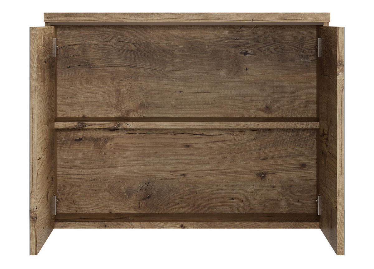 SPIEGELSCHRANK Paso Kastanien Eiche - 80 x 20 x 60 cm - Kastanienfarben/Eichefarben, Holz (80/60/20cm) - Badplaats