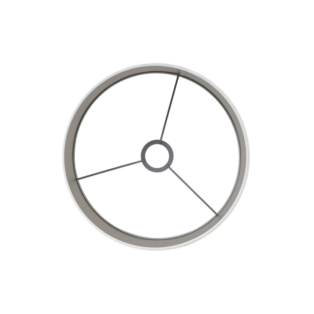 LAMPENSCHIRM Saverna Weiß Ø30/21 cm - Weiß, Textil (30/30/21cm) - Light & Living