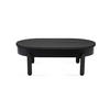 COUCHTISCH Batea L - Schwarz, Holz (60/100/35cm) - Woodendot