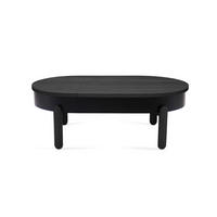 COUCHTISCH Batea L - Schwarz, Holz (60/100/35cm) - Woodendot