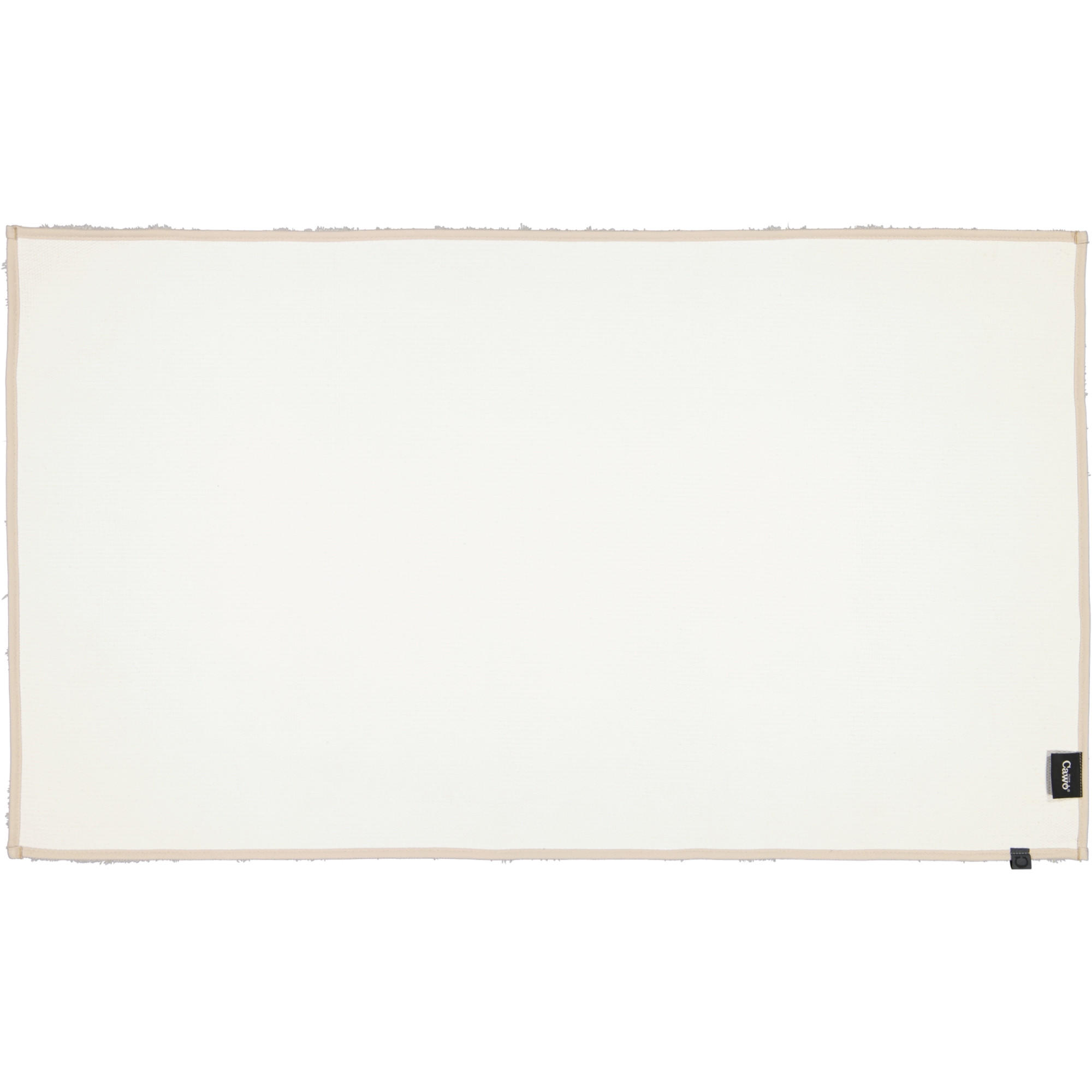BADTEPPICHE SOLID 1009 NATUR - 356 - Beige, Textil (70/120cm) - Cawoe