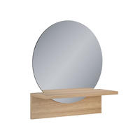 BADEZIMMERSPIEGEL Elyra Goldkraft Eiche 40 x 47.5 cm mit Ablage - Honigeiche, Holzwerkstoff (40/47.5/15cm) - Vicco