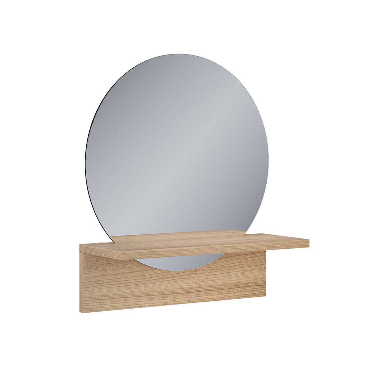 BADEZIMMERSPIEGEL Elyra Goldkraft Eiche 40 x 47.5 cm mit Ablage - Honigeiche, Holzwerkstoff (40/47.5/15cm) - Vicco