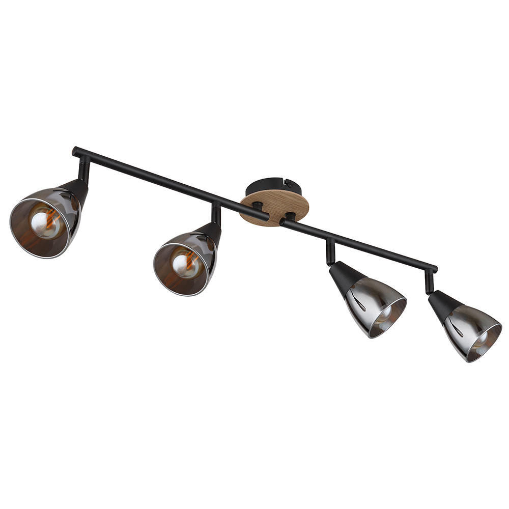 Globo Lighting Deckenleuchte Schwarz 10x19x60 cm