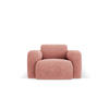 SESSEL Molino aus Chenille-Stoff rosa - Pink, Textil (95/72/105cm) - Micadoni