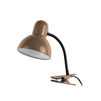 TISCHLAMPE New Retro - Braun - 14/14/33,5 cm - Braun, Metall (14/14/33cm) - Leitmotiv