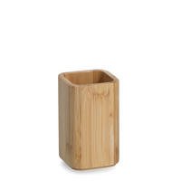 ZAHNPUTZBECHER - Bambus - Naturfarben, Holz (7/11.4/7cm) - Zeller Present