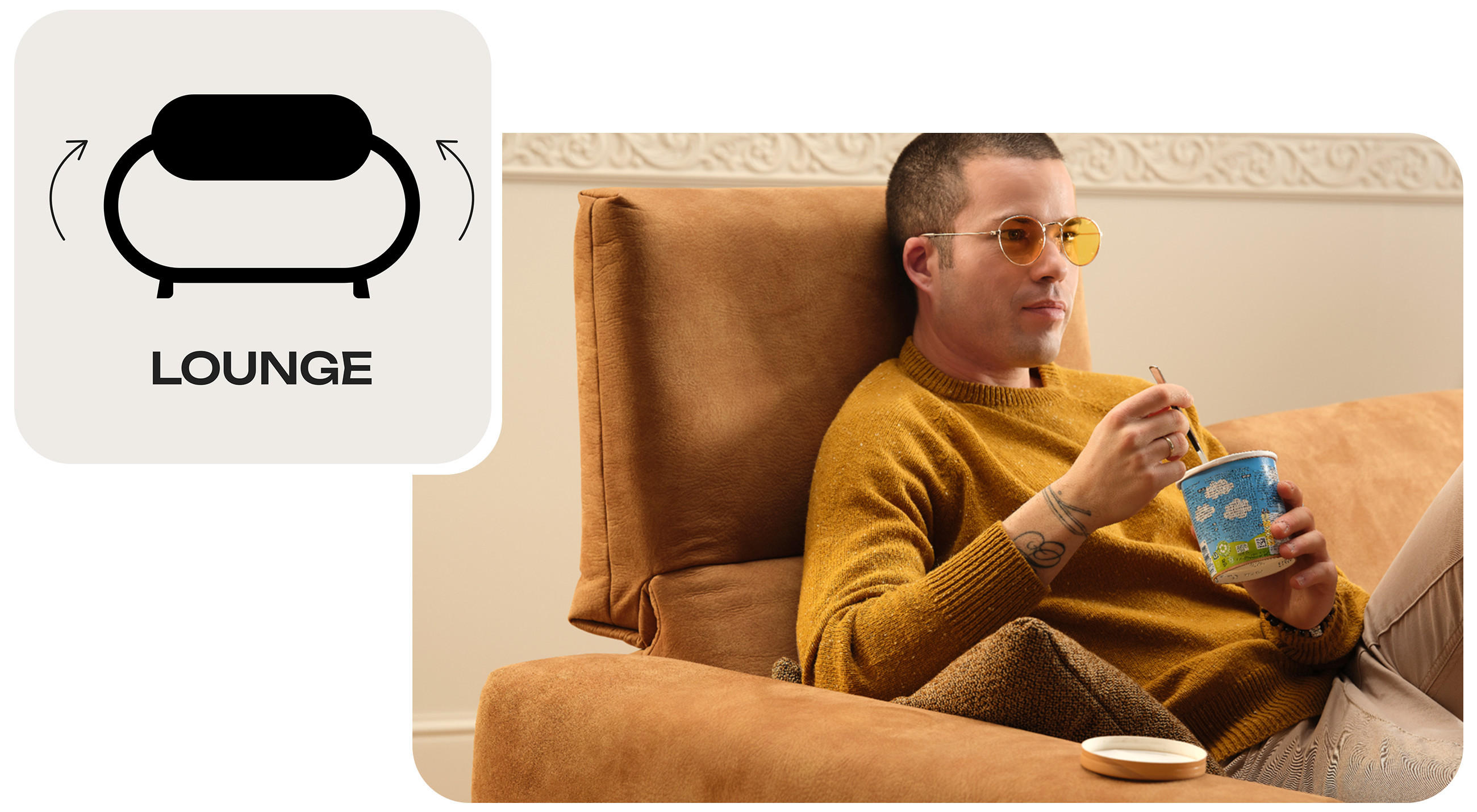 SENSOO, Verstellbare Sitzposition, Sitzen, Lounge, Möbel