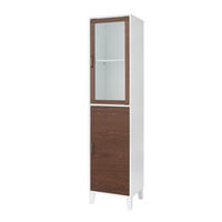 HOCHSCHRANK Weiß - Weiß, Holzwerkstoff (38.1/166.4/33cm) - Teamson Home