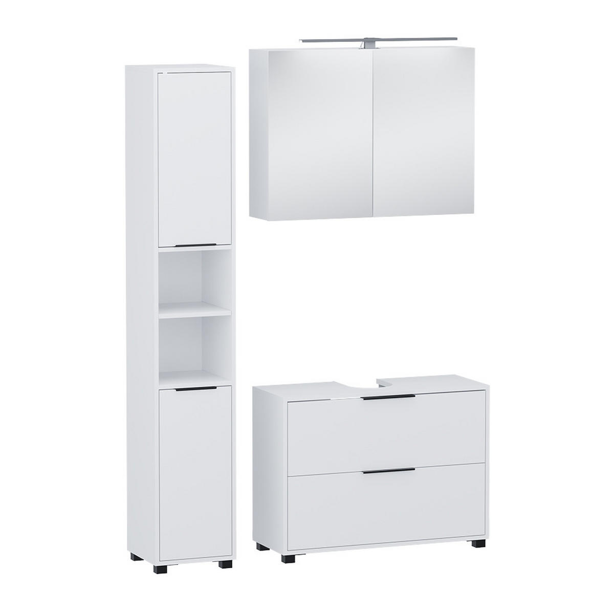 KOUPELNOVÝ NÁBYTEK Alina Bílá - bílá, kompozitní dřevo (80/60/30cm) - Vicco