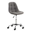 BÜROSTUHL Emily, Stoff Hellgrau - Grau, Textil/Metall (55/91/55cm) - TPFLiving
