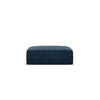 POUF Kaelle aus Chenille-Stoff königsblau - Blau, Textil (80/38/100cm) - Micadoni