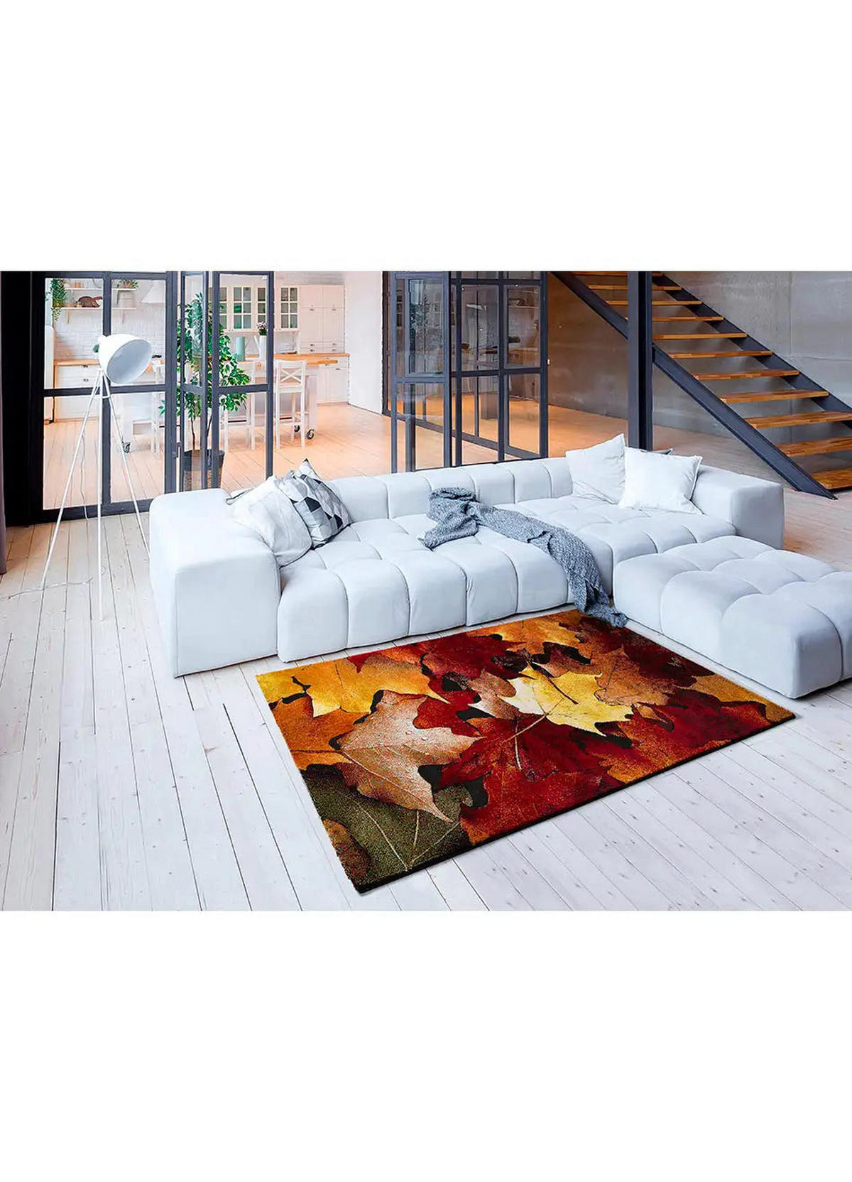 WEBTEPPICH Mehrfarbig Koby 120/170 cm - Multicolor, Naturmaterialien/Textil (120/170cm) - Atticgo