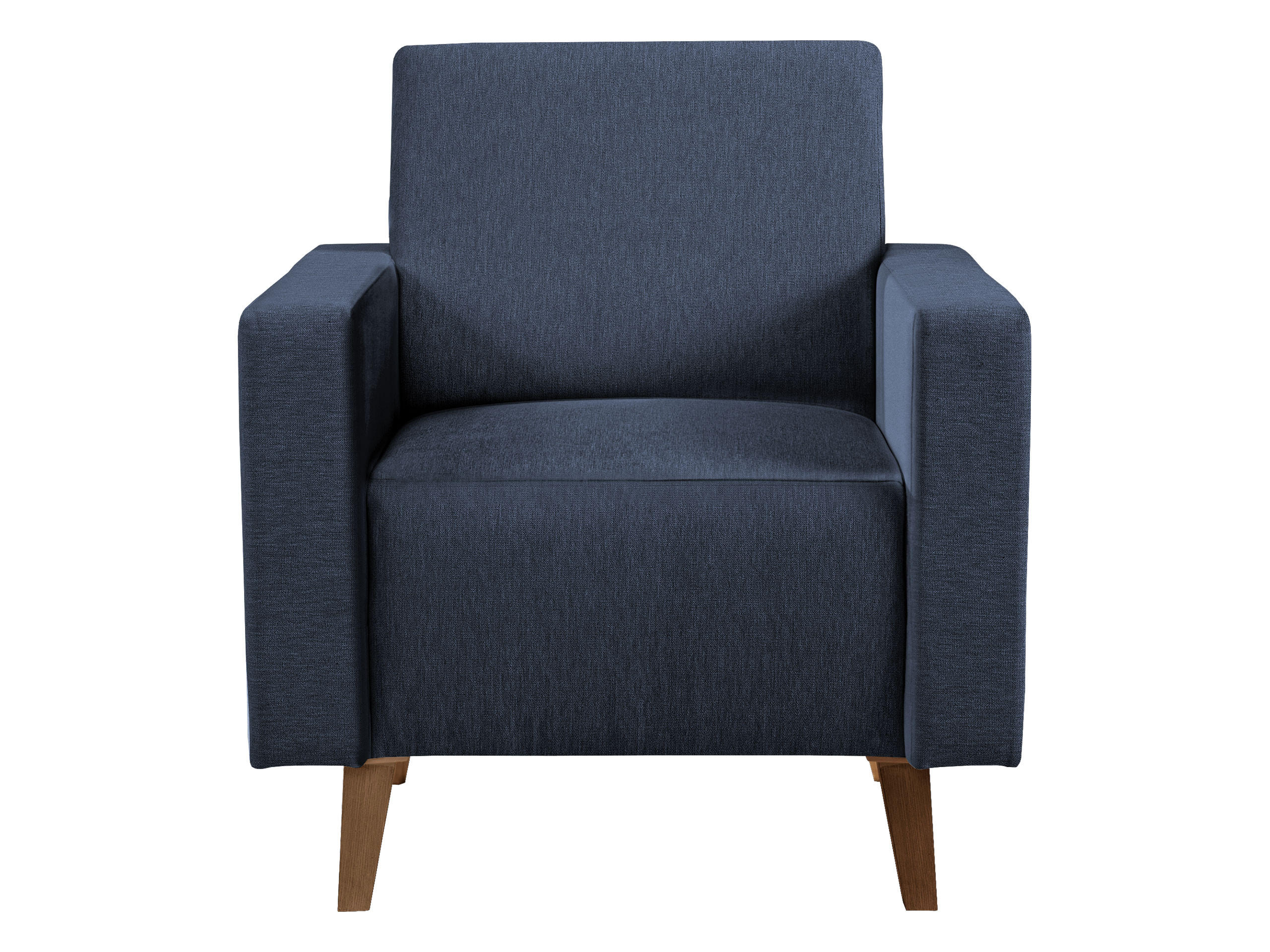 SESSEL Oviedo - Blau, Holz/Kunststoff (75/80/75cm) - MIRJAN24