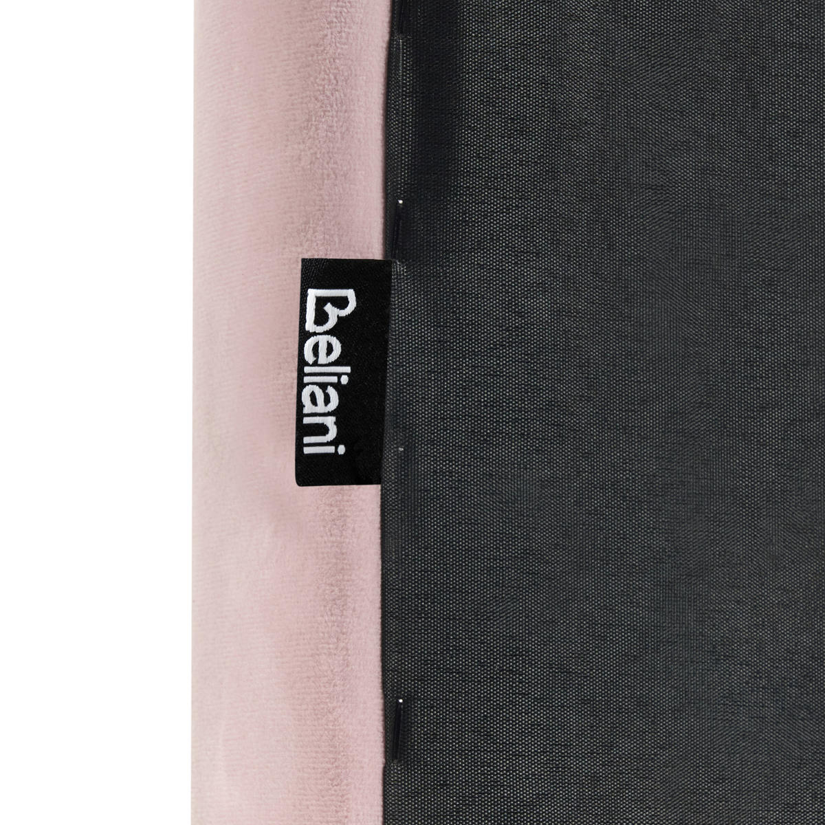 DĚTSKÁ POSTEL Duha Sametová látka 90/200 cm Růžová Landeillau - světle hnědá, textil (90/200cm) - Beliani