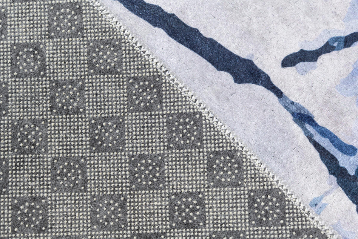 TEPPICH TOSCANA Hellblau 80/150 cm - Hellblau, Textil (80/150cm) - Tapiso