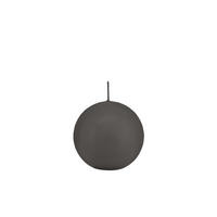 KUGELKERZEN Grau Ø 70 mm, 12 Stück - Grau, Paraffin (7/7/7cm) - Wiedemann Kerzen